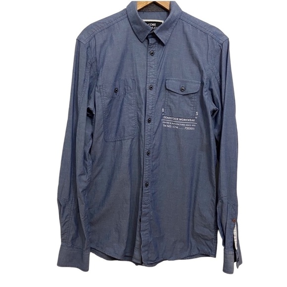 Jack & Jones CORE button down shirt medium reinforced for durability & strength - Picture 1 of 11